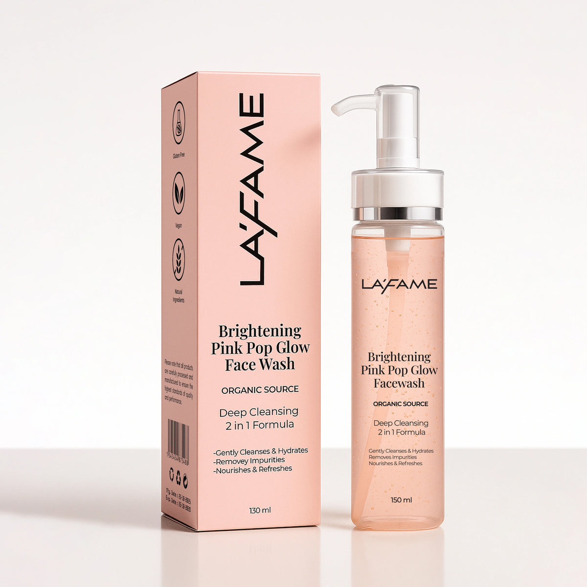 Brightening Pink Pop Glow Face Wash